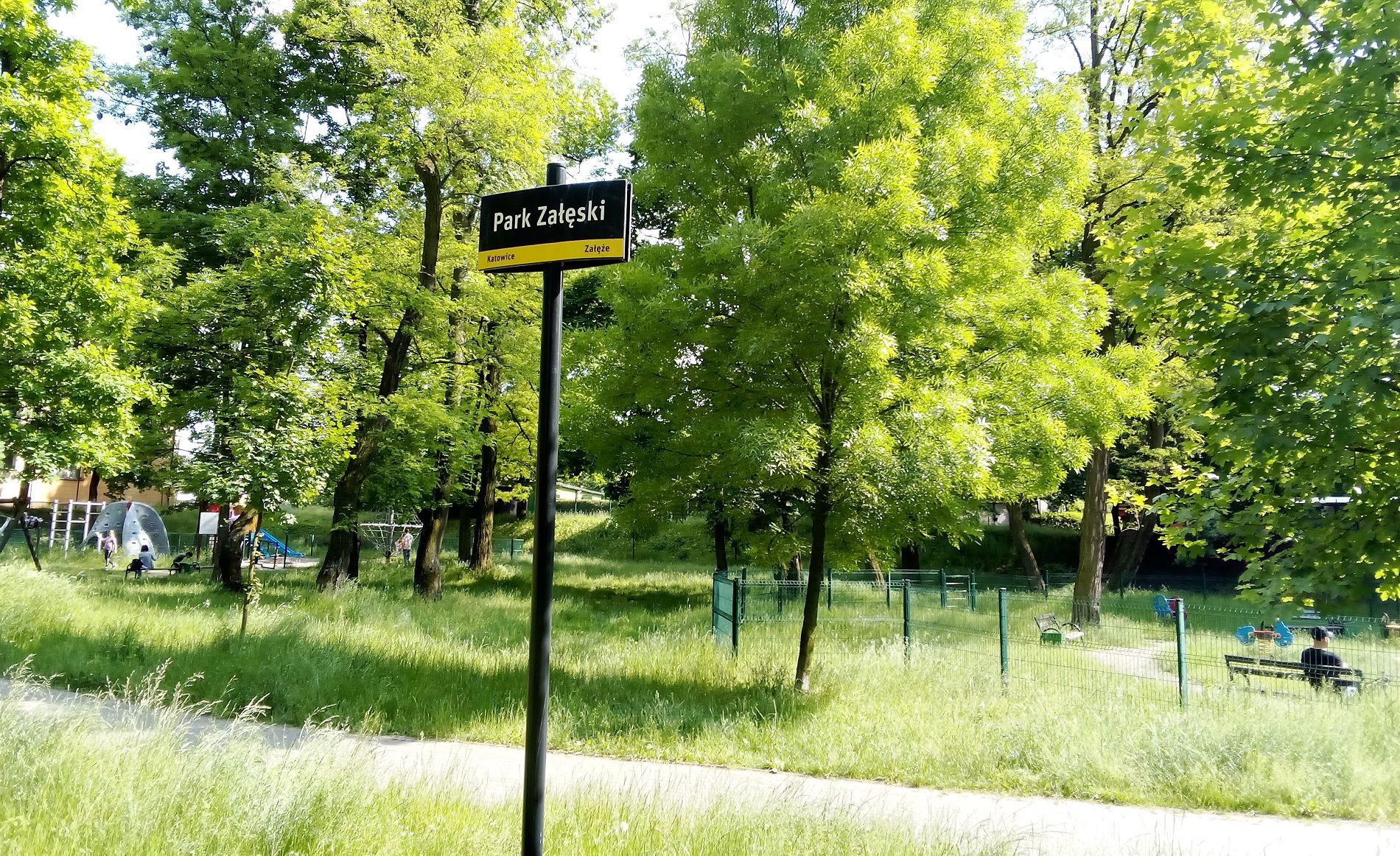 Park Załęski w Katowicach - Załężu