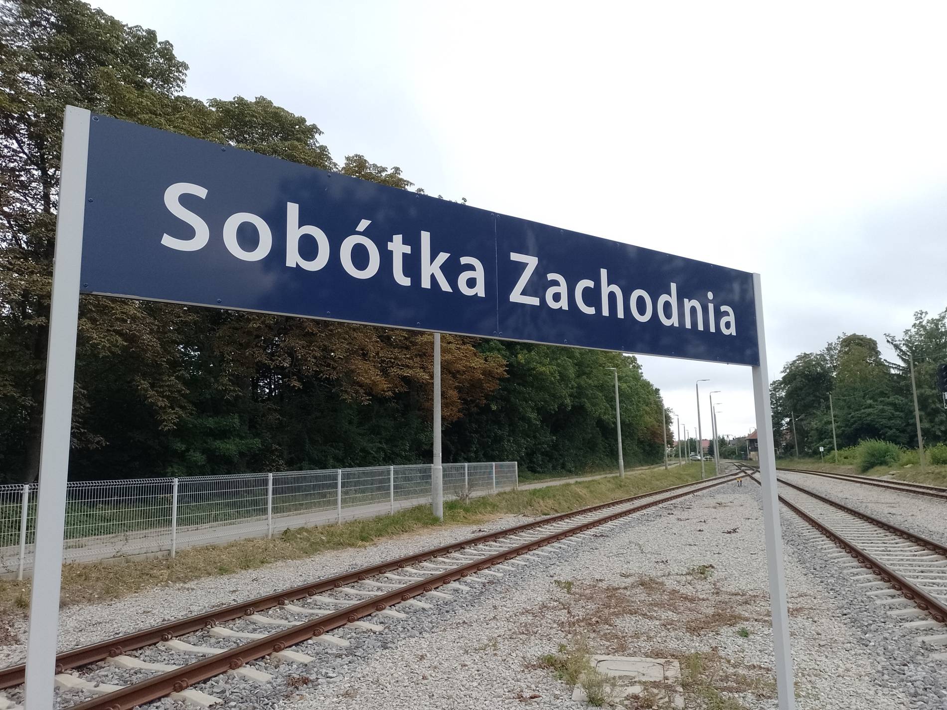 Sobótka Zachodnia Przystanek Kolejowy PKP
