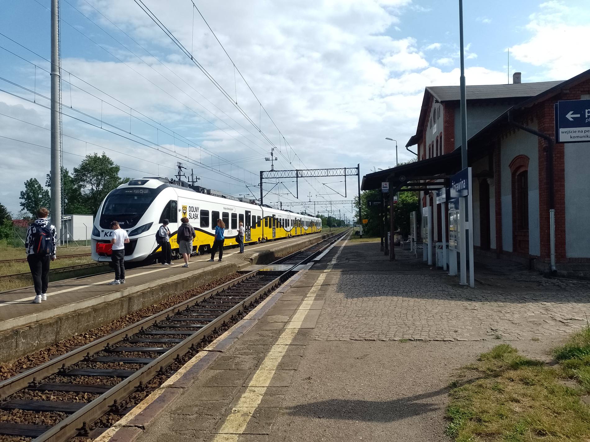 Żórawina Stacja Dworzec kolejowy PKP
